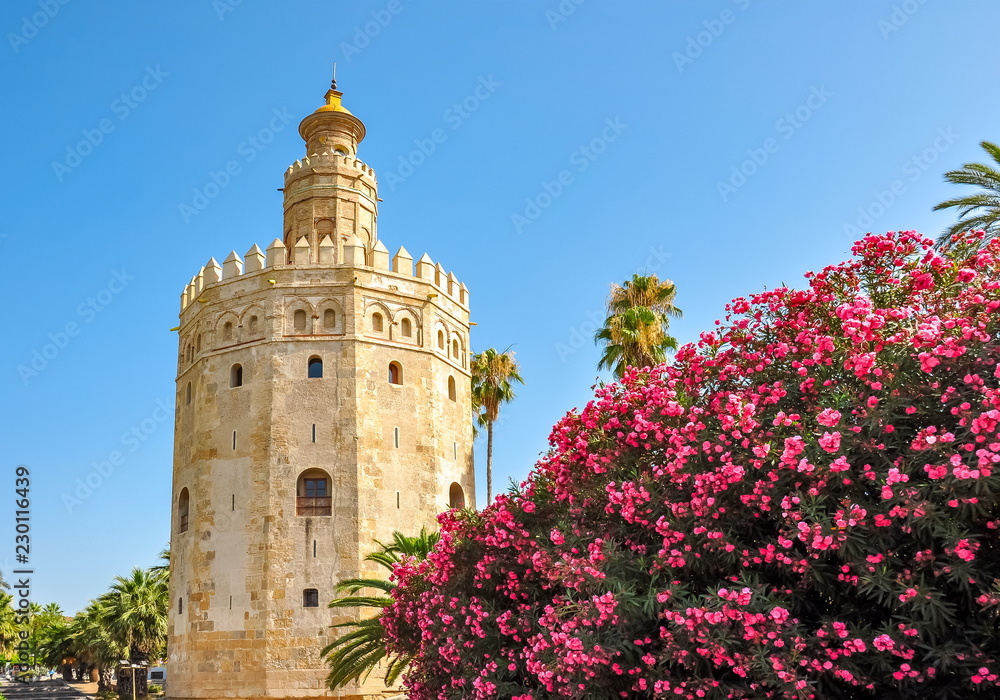 Tower of Gold (Torre del Oro), Seville, Spain