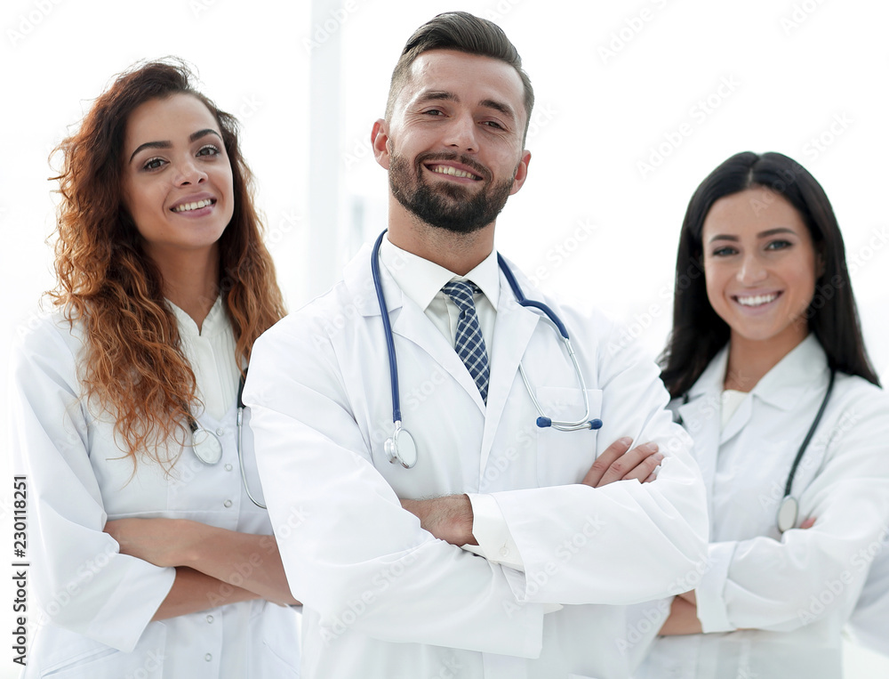 Medical doctors group. Isolated on white background. Medical doctors group. Isolated on white background.