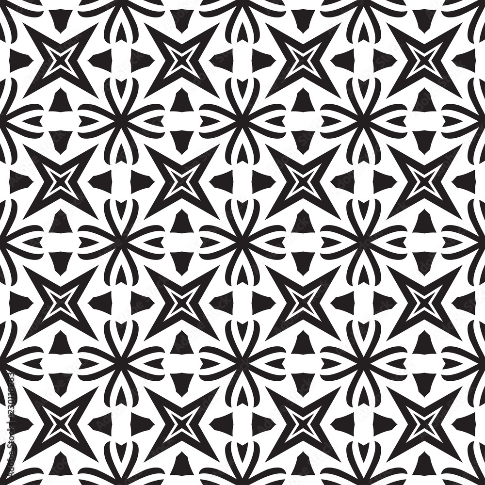 The seamless vector pattern consisting of simple geometrical figures and thin lines. The seamless vector pattern consisting of simple geometrical figures and thin lines.
