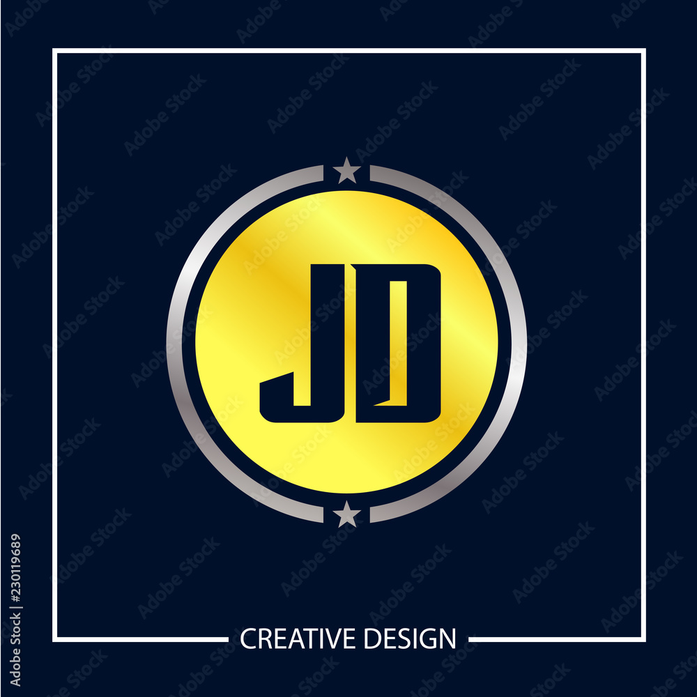 Initial Letter JD Logo Template Design Initial Letter JD Logo Template Design
