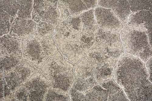 Gray background, concrete wall with efflorescence