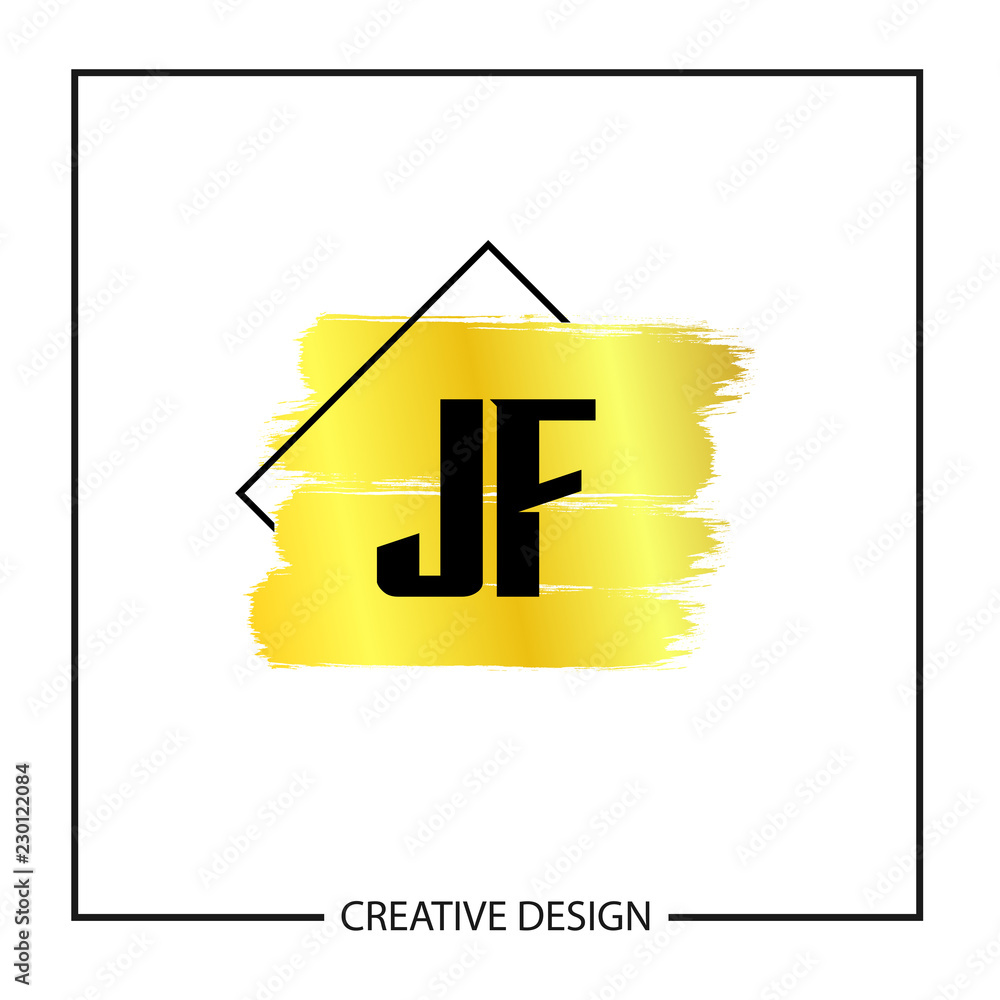 Initial Letter JF Logo Template Design Initial Letter JF Logo Template Design