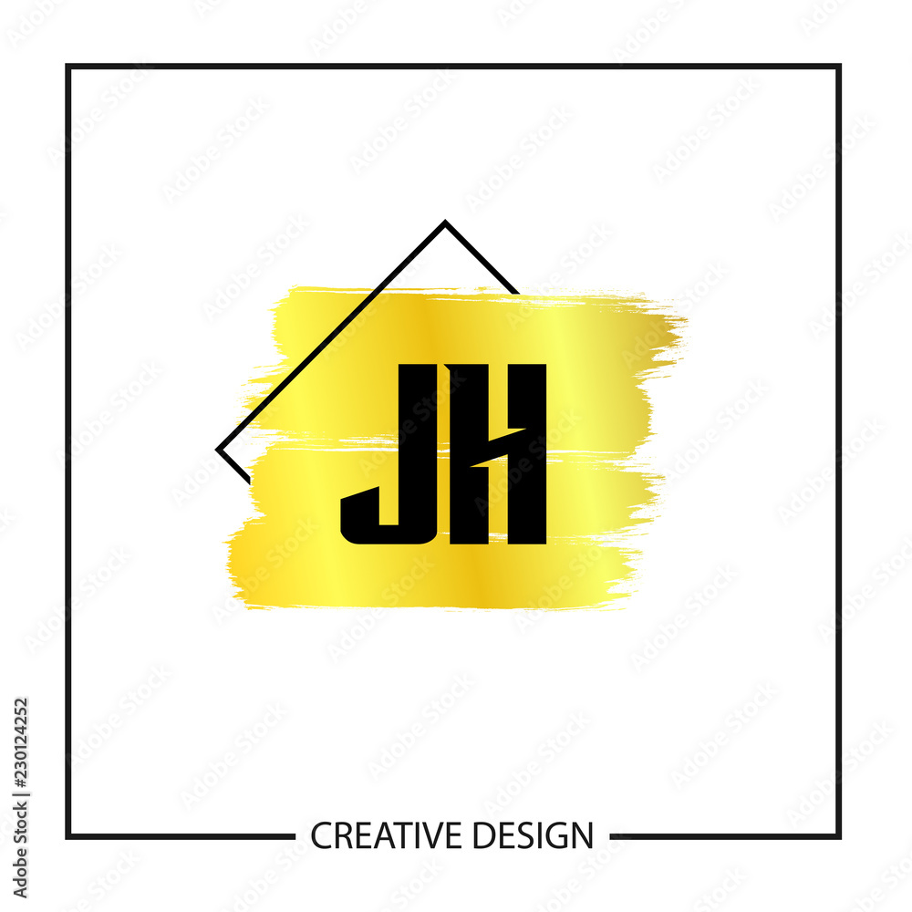 Initial Letter JH Logo Template Design Initial Letter JH Logo Template Design