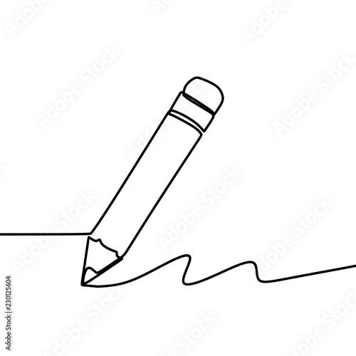 Pencil vector illustration ...