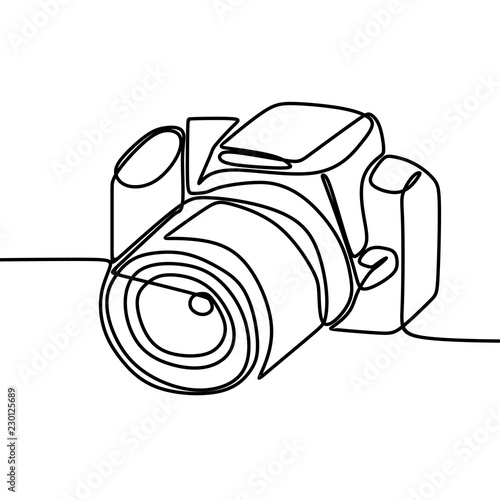 DSLR camera digital vector ...