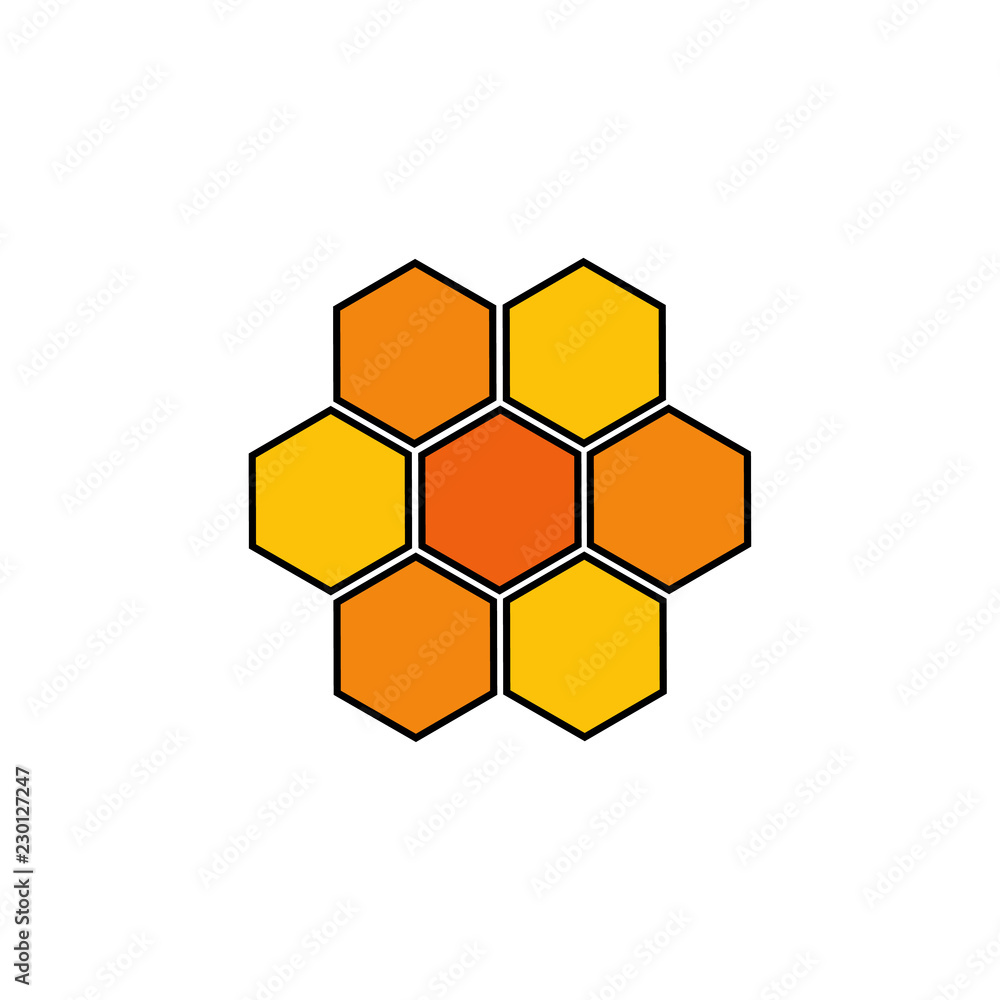 honeycomb icon. vector illustration honeycomb icon. vector illustration