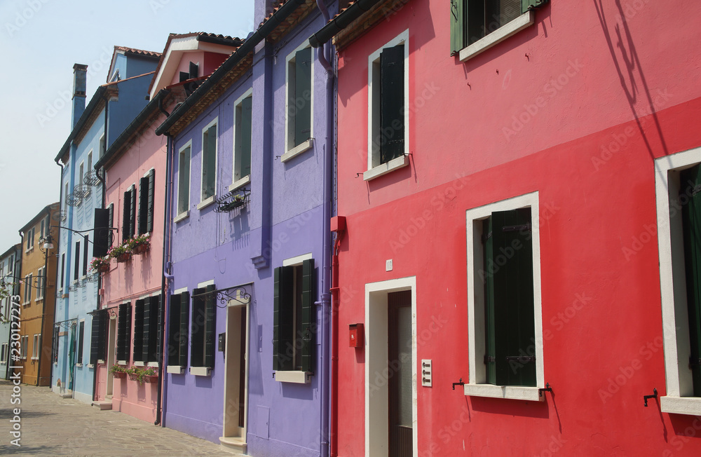 Naklejka premium bunte Häuser in Burano