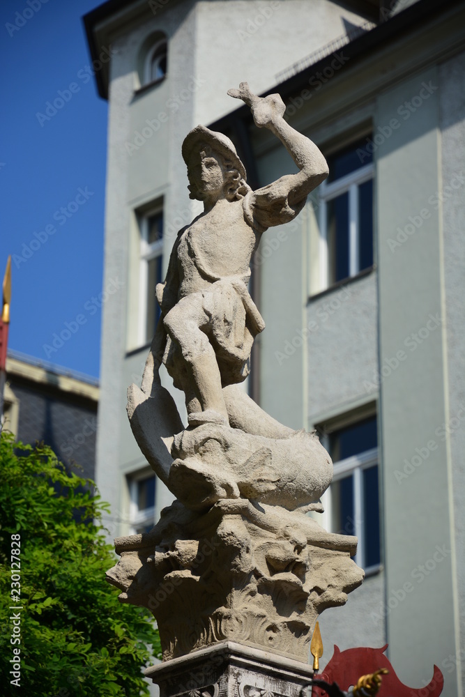 View in the historical town of Regensburg, Germany, Bavaria View in the historical town of Regensburg, Germany, Bavaria