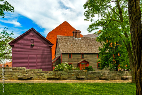The Salem Witch Trials Memorial, a memorial in Salem, MA,   was built for the 300th anniversary of the Salem Witch Trials