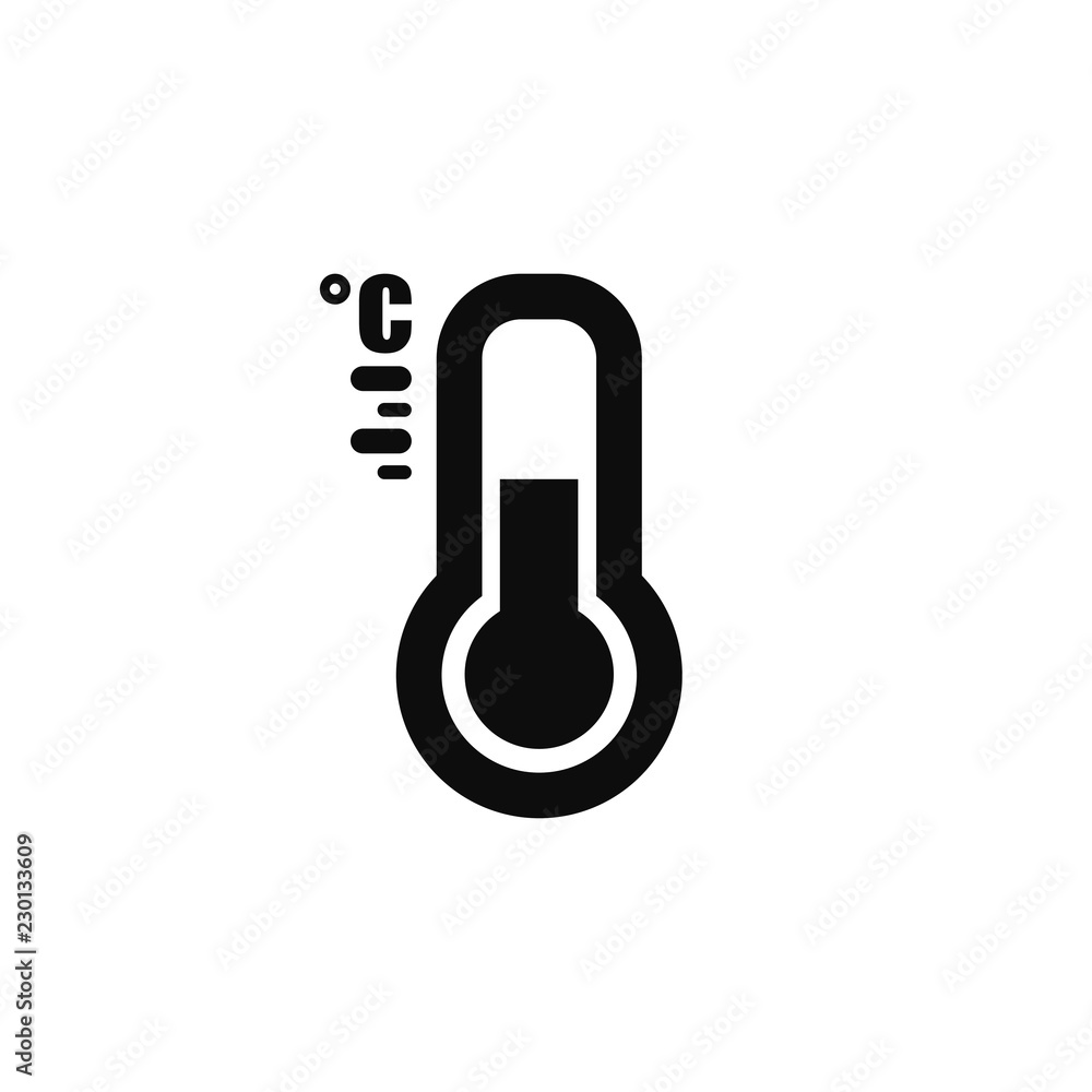 thermometer icon vector thermometer icon vector