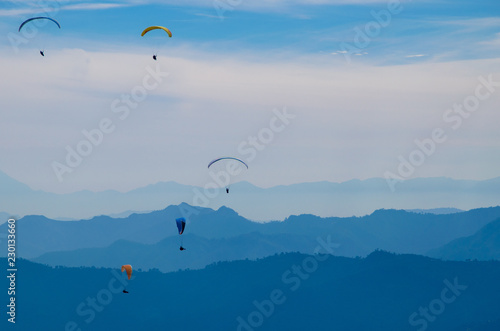 paragliding in nepal