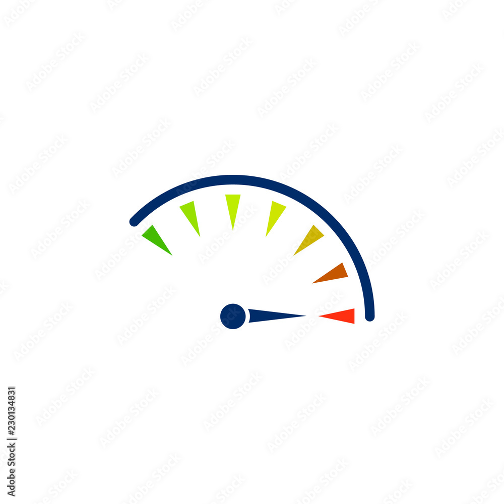Speed icon. vector symbol on white background