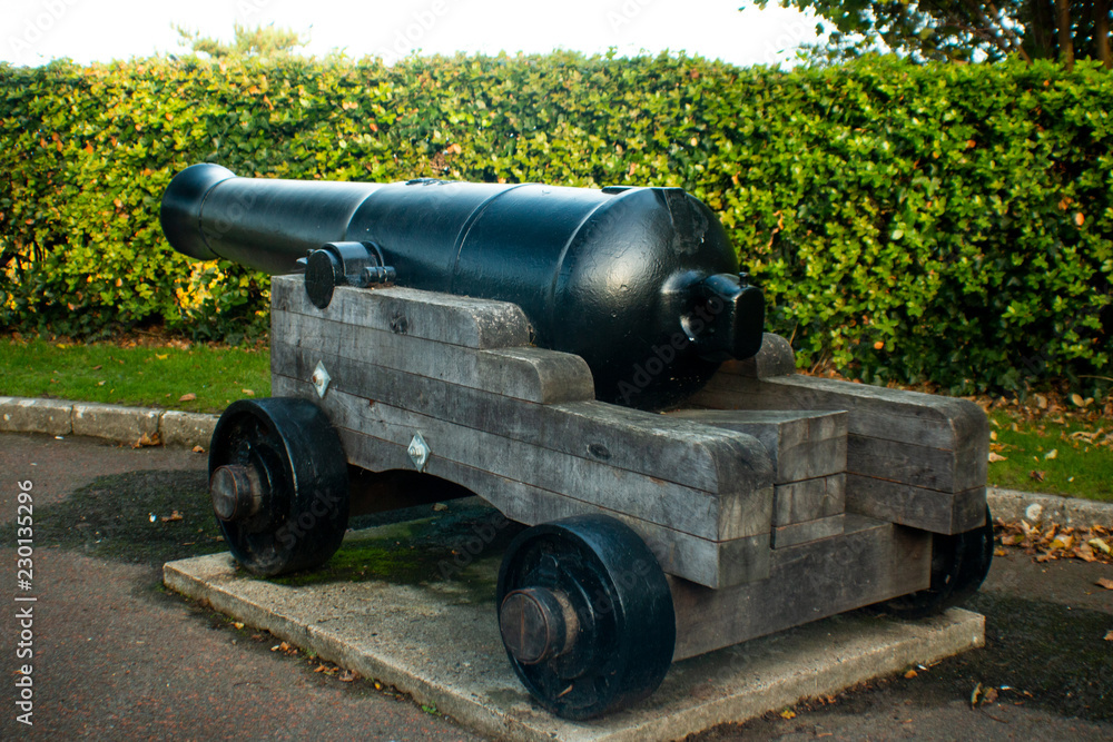 old cannon from WWII