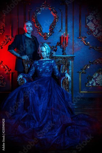 Fotografie classic style with vampires