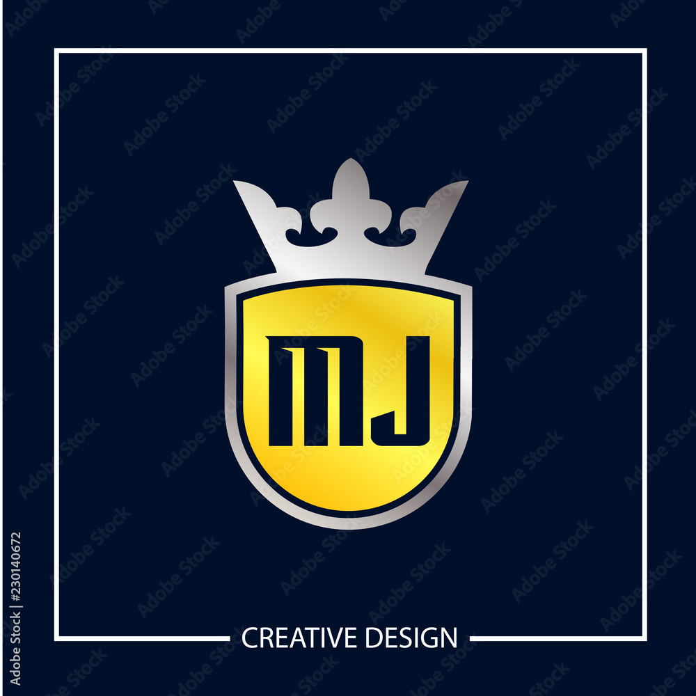 Initial MJ Letter Logo Template Design Initial MJ Letter Logo Template Design