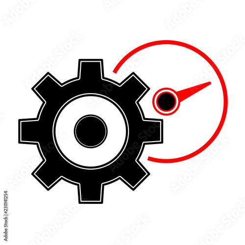 Icon Speedy gear - Vector