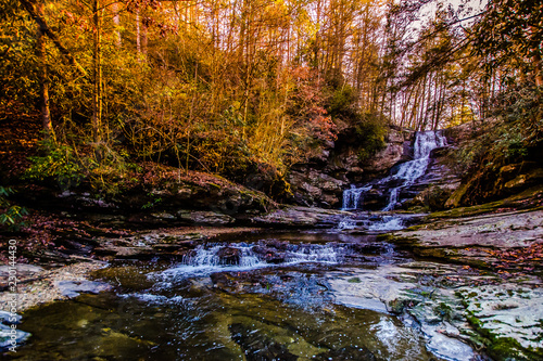 Fototapeta Naklejka Na Ścianę i Meble -  Waterfall in fall