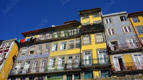 residencial area of porto with traditional houses © chriss73
