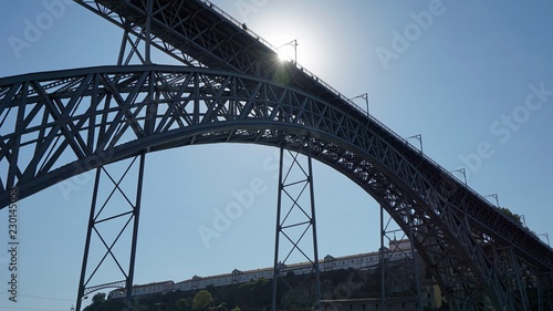 dom luis bridge over the douro river in porto © chriss73
