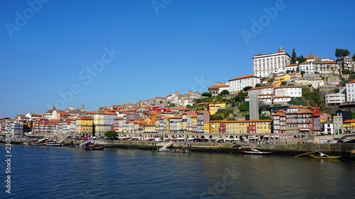 colorful riverside of porto in autumn © chriss73