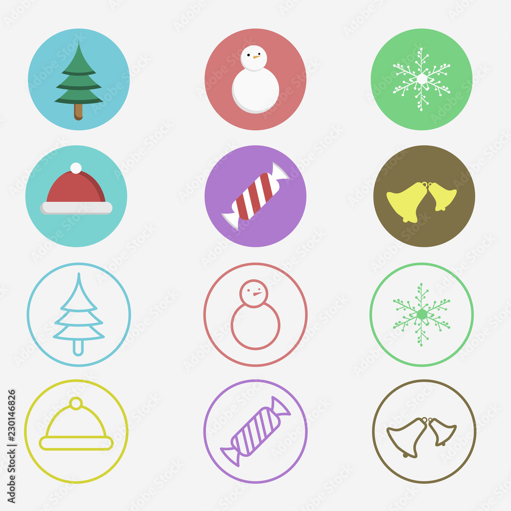 Merry Christmas icon Merry Christmas icon