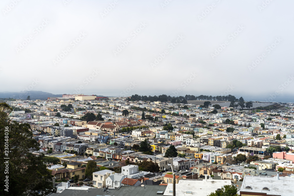 San Francisco fog patterns