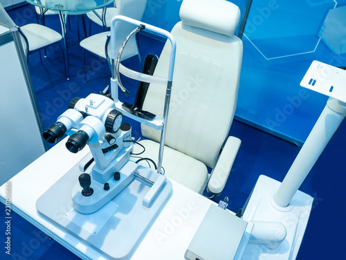 Eyesight check. Equipment f...