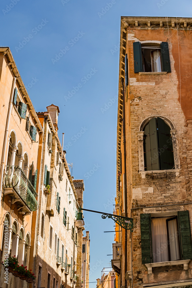 Old buildings in the city of Venice, Italy