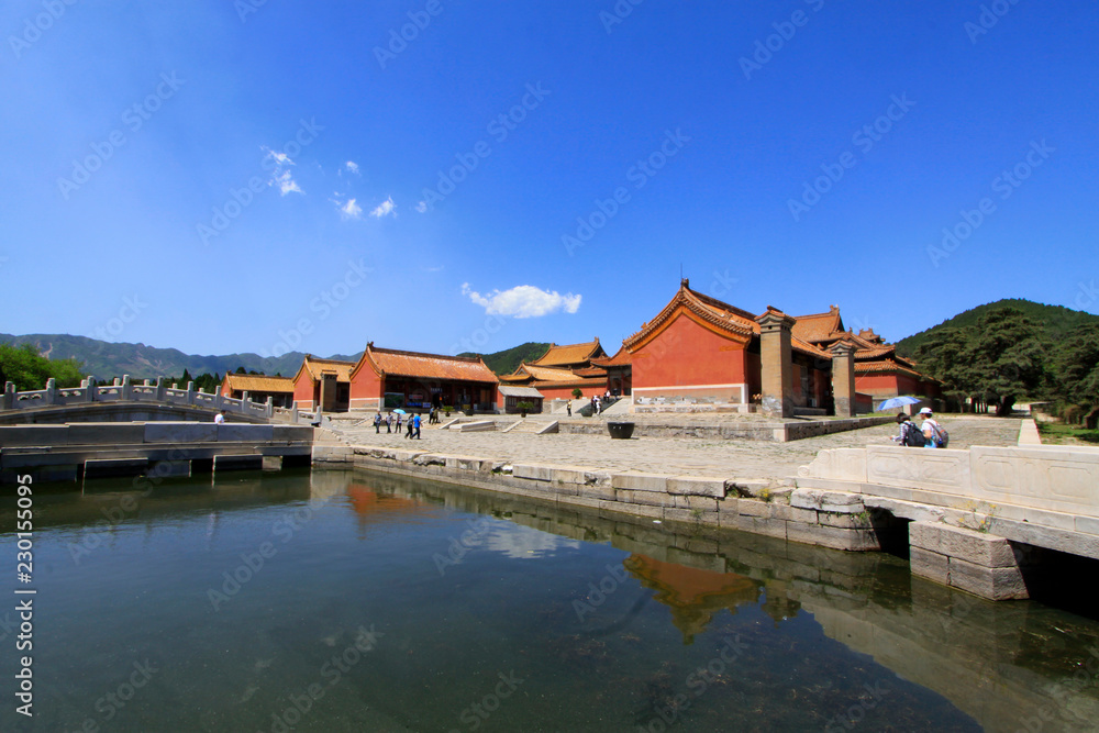 Chinese ancient architecture in Eastern Royal Tombs of the Qing Dynasty, china Chinese ancient architecture in Eastern Royal Tombs of the Qing Dynasty, china