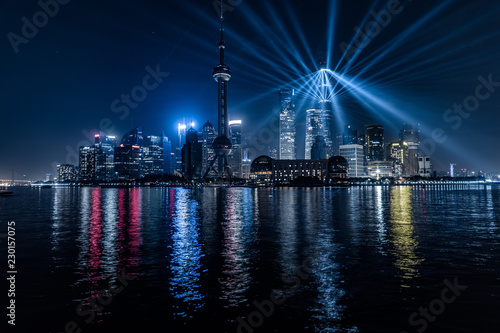 Photography dark lights in shanghai