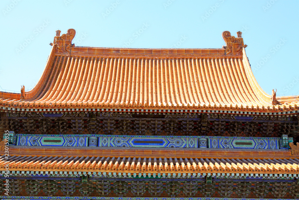 Chinese ancient architecture in the Eastern Royal Tombs of the Qing Dynasty, china Chinese ancient architecture in the Eastern Royal Tombs of the Qing Dynasty, china