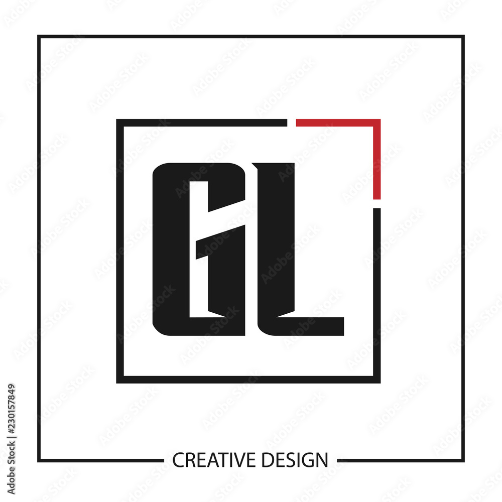 Initial GL Letter Logo Template Design Initial GL Letter Logo Template Design