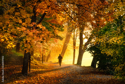 Fotografie Jogging  in stockholm city