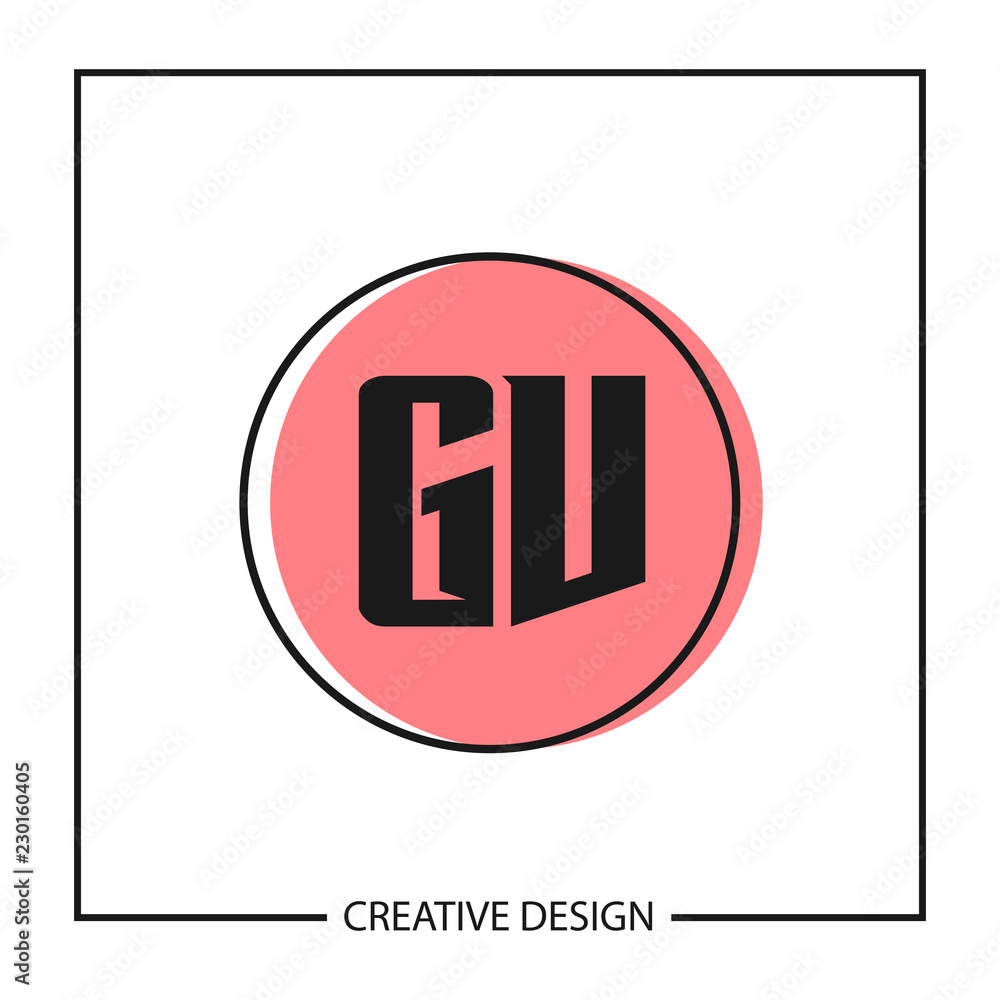 Initial GV Letter Logo Template Design Initial GV Letter Logo Template Design