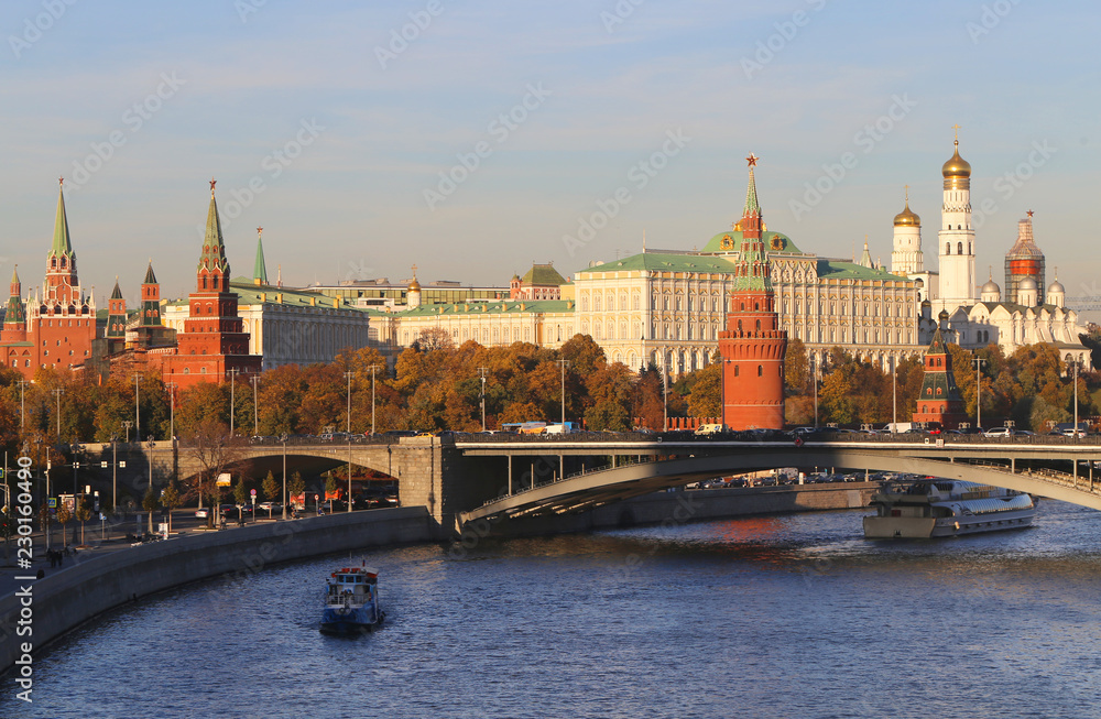 Photo of a beautiful Kremlin in Moscow