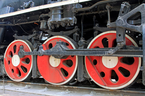 steam locomotive wheels