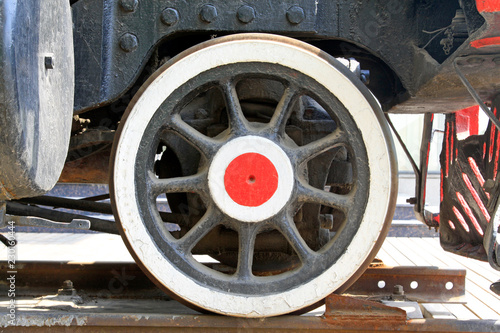 steam locomotive wheels