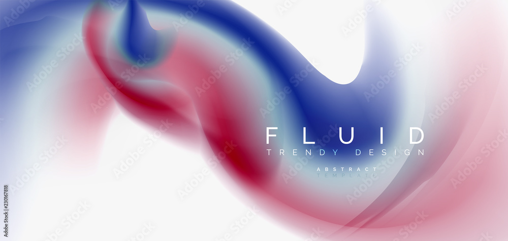 Mixing liquid color flow abstract background. Trendy abstract layout template for business or technology presentation, internet poster or web brochure cover, wallpaper Mixing liquid color flow abstract background. Trendy abstract layout template for business or technology presentation, internet poster or web brochure cover, wallpaper