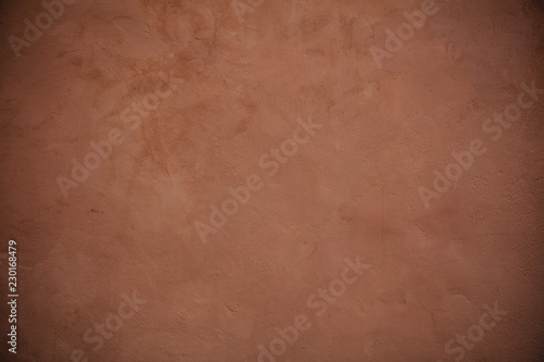 Brown stucco painted wall texture grunge background