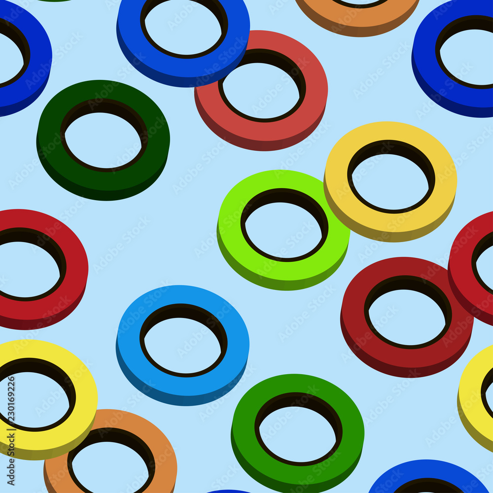 adhesive tape multi colored on a blue background adhesive tape multi colored on a blue background