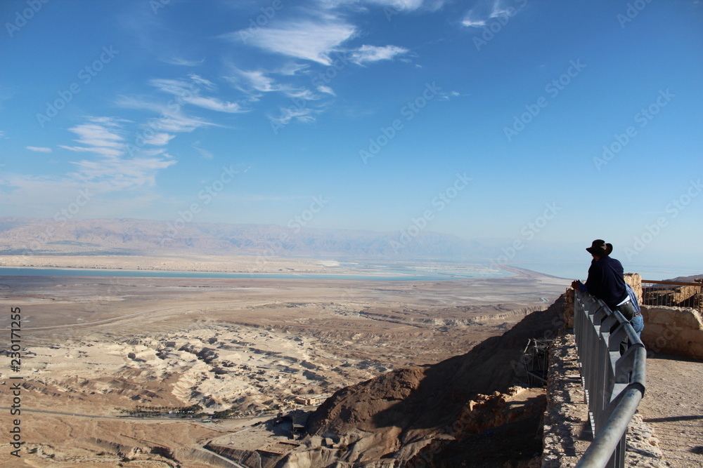 Lanscape of Masada National Park in Israel