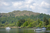 View over lake from Waterhead on Windermere, Lake District