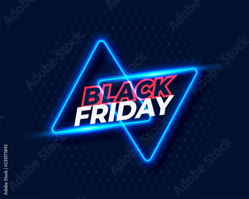 neon style black friday background