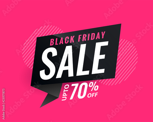 discount sale banner for black friday