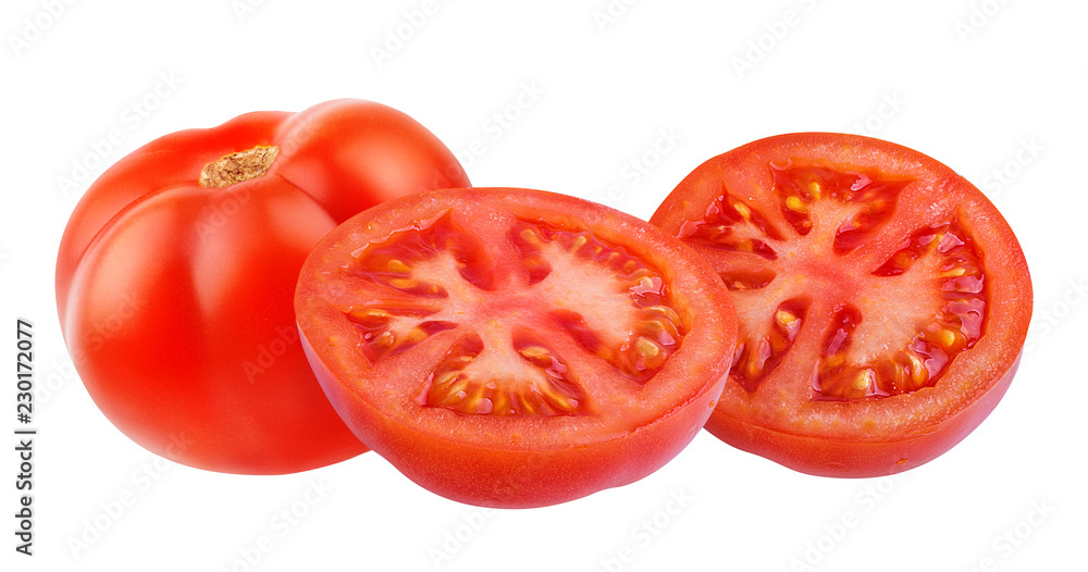 Fresh tomato isolated on white background with clipping path Fresh tomato isolated on white background with clipping path