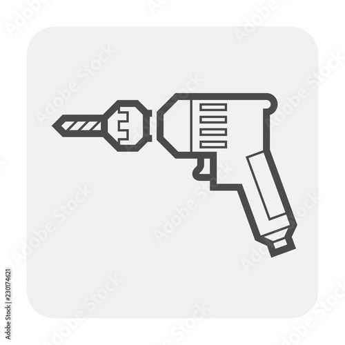 auger drilling icon