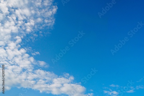 blue sky with clouds