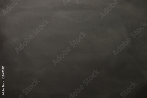 Empty blackboard background top view.
