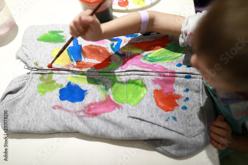 Kid painting hoody