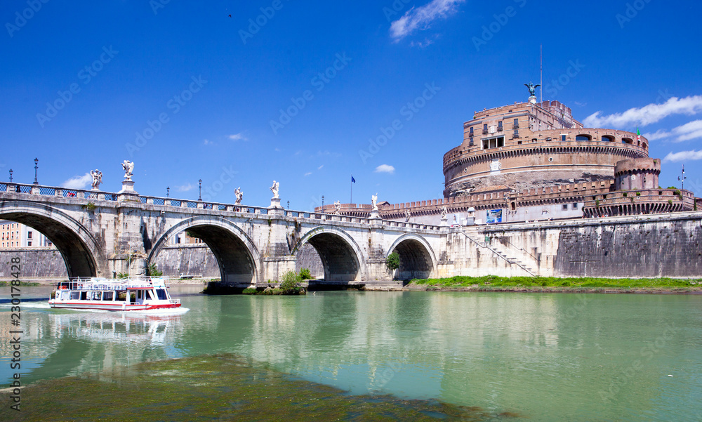 Rome. Italy. Castel Sant' Angelo